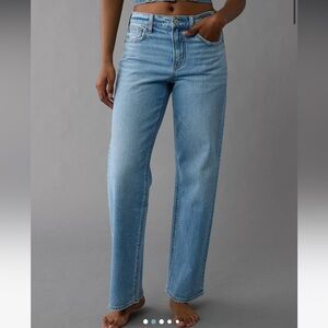 AE strigid high waisted stovepipe jean